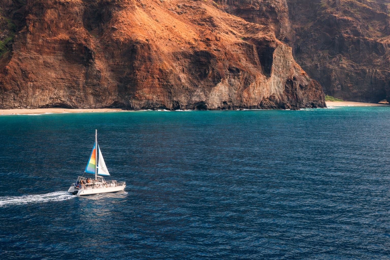Kauai dinner cruise along the Na Pali Coast