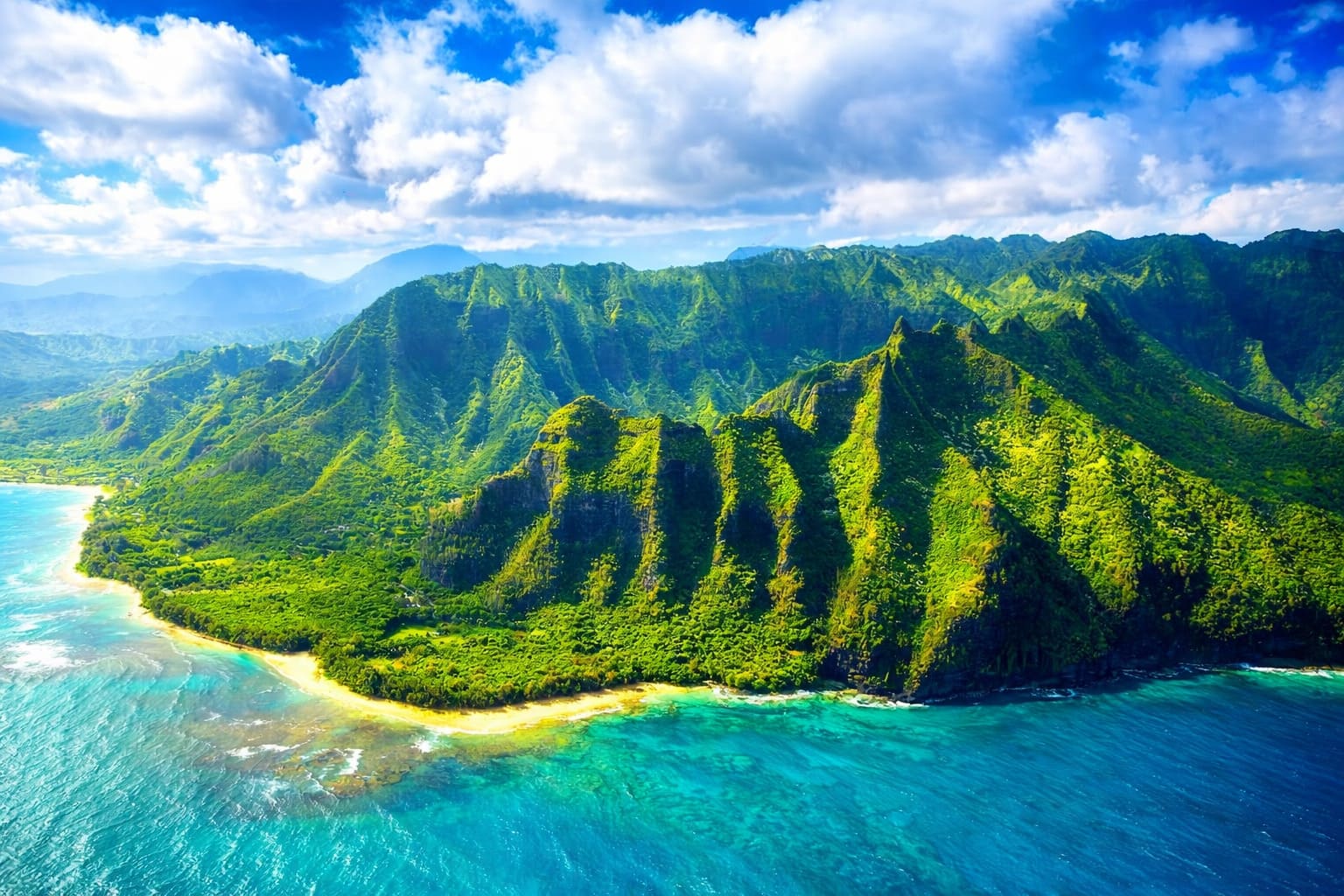 Scenic Kauai coast